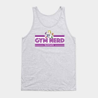 Gym Nerd (purple) Tank Top